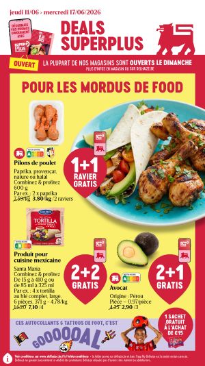 Découvrez et profitez de nos promotions de la semaine.